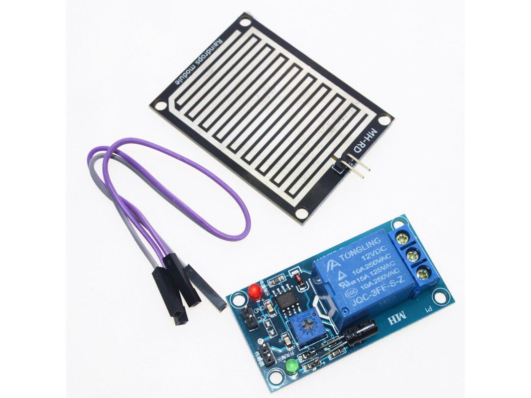Rain Sensor Module with Relay