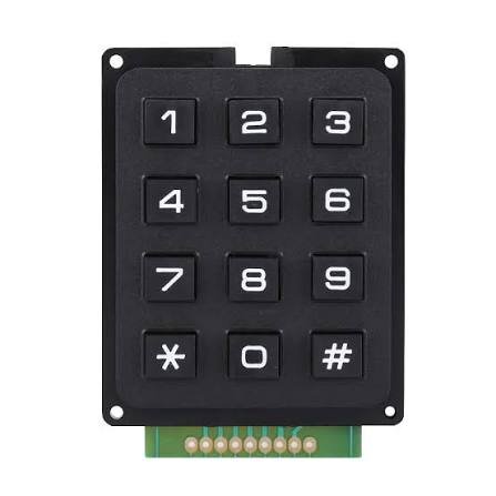 3×4 Matrix  Keypad