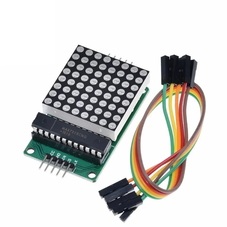 MAX7219 8×8 LED Dot Matrix Display Module